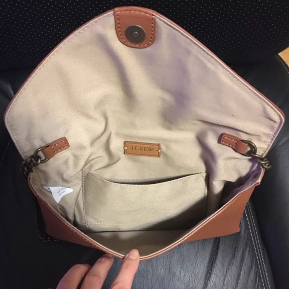 Leather J. Crew shoulder bag - Picture 4 of 5